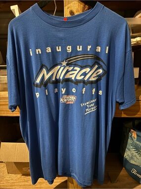 Miracle Inaugural Playoffs Graphic T-Shirt - Blue